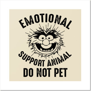 Emotional Support Animal Worn Posters and Art